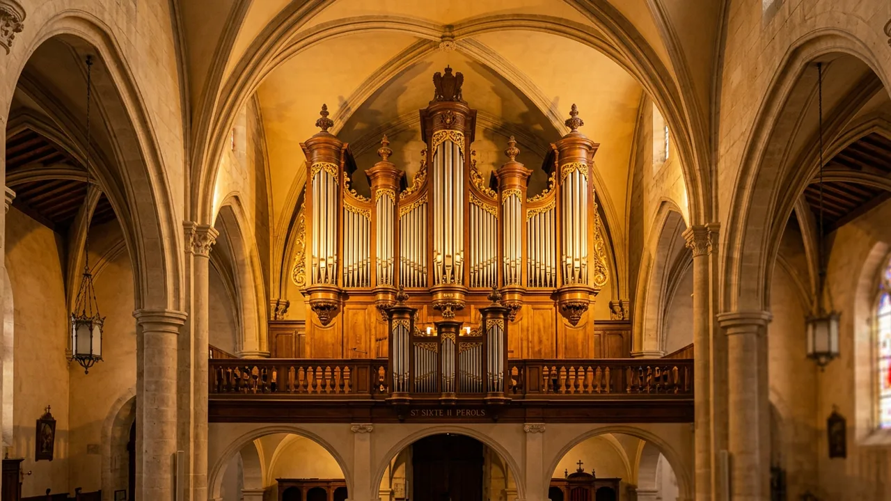 Grand orgue à tuyaux de l'église Saint-Sixte II de Pérols
